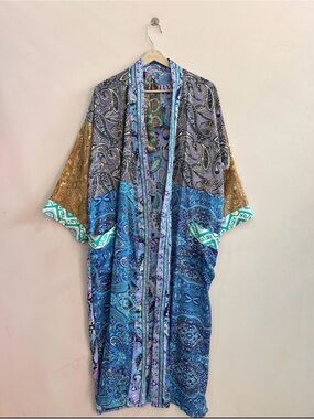 New Upcycled Silk Kimono